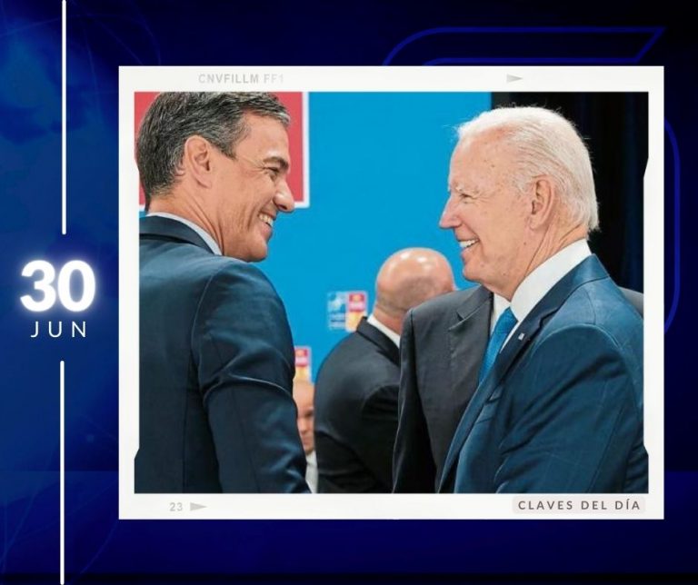 Biden y Sánchez en la Cumbre de Madrid
